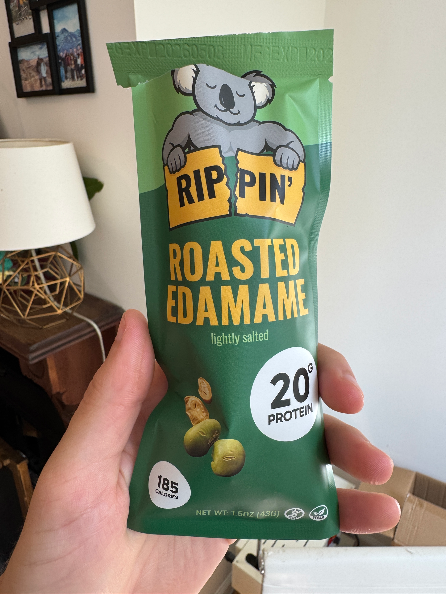 Lightly Salted Roasted Edamame (10 packs)
