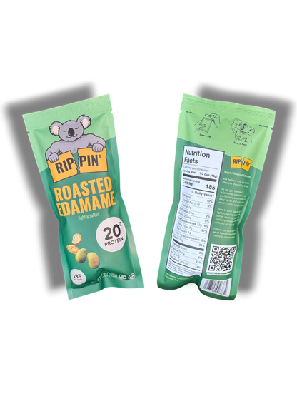 Lightly Salted Roasted Edamame (10 packs)