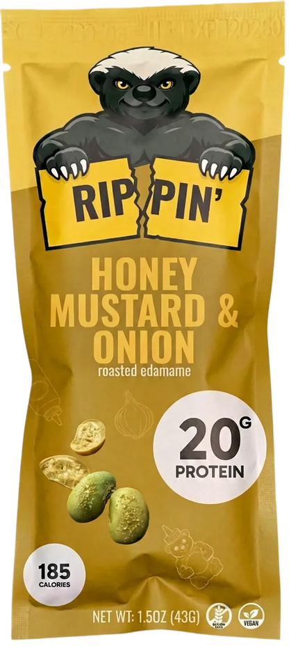 Honey Mustard & Onion Roasted Edamame (10-packs)